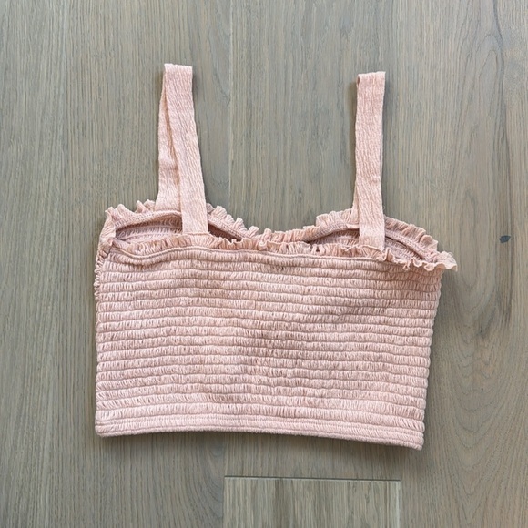 Forever 21 Light Pink Cropped Tank Small - Picture 3 of 3